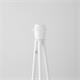 LAMPARA PIE SALON XTRELAMP TRIANGLE METAL BLANCO C/PANTALLA