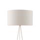 PIE SALON KATE METAL BLANCO C/PANTALLA