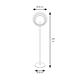 LAMPARA PIE SALON XTRELAMP BIARRITZ MADERA NATURAL D45