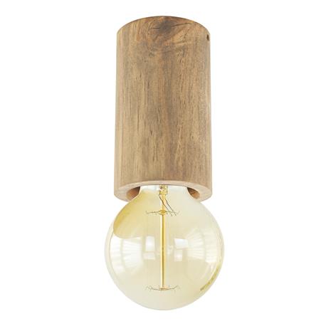 FOCO SUPERF.MADERA ENVEJEC. 120MM REDONDO E27 XTRELAMP