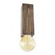 FOCO SUPERF.MADERA EUCALIPTO 200MM CUADRADO E27 XTRELAMP