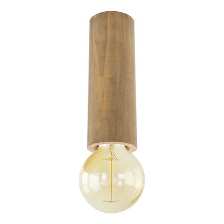 FOCO SUPERF.MADERA ENVEJEC. 200MM REDONDO E27 XTRELAMP