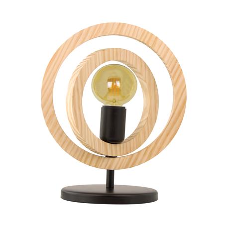 SOBREMESA BIARRITZ MADERA NATURAL D20 XTRELAMP