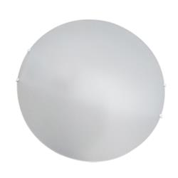 PLAFON ECLIPSE E27 BLANCO CRISTAL D25