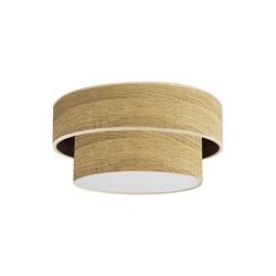 PLAFON AITANA MADERA CLARA 2XE27 C/P XTRELAMP 40CM DOBLE