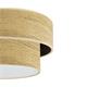 PLAFON AITANA MADERA CLARA 2XE27 C/P XTRELAMP 40CM DOBLE