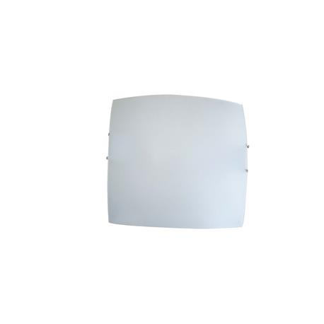 PLAFON CRISTAL 30CM EVO CUADRADO CROMO 1 X E27