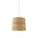 PLAFON 5 LUCES AITANA BLANCO C/P MADERA CLARA D60 XTRELAMP