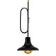 PLAFON 3 LUCES JAZZ NEGRO C/PANTALLA METAL XTRELAMP