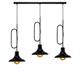 REGLETA 3 LUCES JAZZ NEGRO C/PANTALLA METAL XTRELAMP