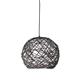 REGLETA RATTAN 3 LUCES MARRON