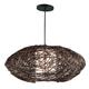 COLGANTE RATTAN COLOR MARRON D60