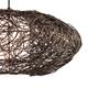 COLGANTE RATTAN COLOR MARRON D60