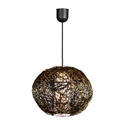COLGANTE RATTAN COLOR ENV.ORO D30