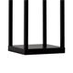 SOBREMURO METAL LED 10W NEGRO IP65 ASA MADERA NATURAL