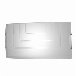 APLIQUE LED 9W 4200K CUAD. CRISTAL 30CM SERIGRAFIA