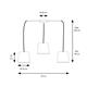 REGLETA 3 LUCES GARDENIA BLANCO C/P D60 XTRELAMP