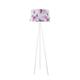 LAMPARA PIE SALON AZUCENA BLANCO E27 C/P 45CM XTRELAMP