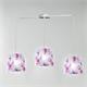 REGLETA 3 LUCES AZUCENA BLANCO C/P D60 XTRELAMP