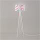 LAMPARA PIE SALON FLAMENCO BLANCO E27 C/P 45CM XTRELAMP