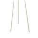 LAMPARA PIE SALON FLAMENCO BLANCO E27 C/P 45CM XTRELAMP