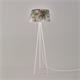 LAMPARA PIE SALON BLANCO E27 C/P 45CM XTRELAMP