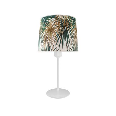 SOBREMESA BAJO PALMERA 1 LUZ C/PANTALLA XTRELAMP