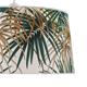 COLGANTE TEXTIL BLANCO PANTALLA PALMERA 1 LUZ D45 XTRELAMP