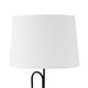 SOBREMESA JAZZ D20 NEGRO 1 LUZ XTRELAMP