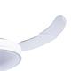 VENTILADOR DC TOSH 72W BLANCO 4 ASP.6 VELOC.132D C/REMOTO