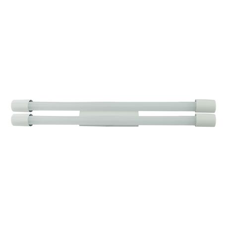 ARMADURA LED 2 X 9W LYON BLANCO C/TUBOS LED 360º