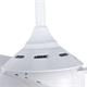 VENTILADOR DC LARS 18W BLANCO 3 ASP.6 VELOC.100D C/REMOTO