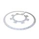 VENTILADOR DC TOSH 72W BLANCO 4 ASP.6 VELOC.132D C/REMOTO