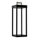 SOBREMURO METAL LED 10W NEGRO IP65 ASA MADERA NATURAL