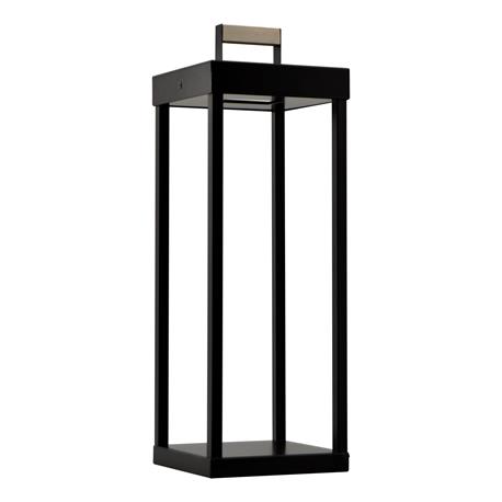 SOBREMURO METAL LED 10W NEGRO IP65 ASA MADERA NATURAL