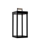 SOBREMURO METAL LED 10W NEGRO IP65 ASA MADERA NATURAL