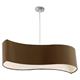 LAMPARA PAMELA 2L MARRON/BEIG