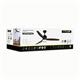 VENTILADOR DC MADSEN 18W NEGRO/ROBLE 3 ASP.6 VELOC.120D C/R