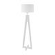 LAMPARA PIE SALON XTRELAMP MAD MOLDE II BLANCO C/PAN BLANCA