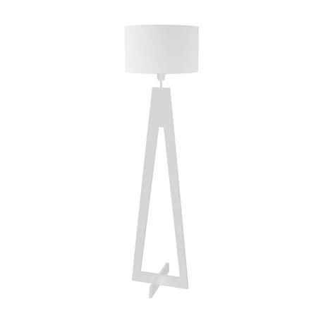 LAMPARA PIE SALON XTRELAMP MAD MOLDE II BLANCO C/PAN BLANCA