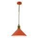 APLIQUE PARED-COLGANTE CAMPANA NARANJA BEDFORD 1 X E27