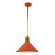 APLIQUE PARED-COLGANTE CAMPANA NARANJA BEDFORD 1 X E27