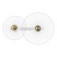 PLAFON DOBLE METAL BLANCO CALIPSO 2 LUCES XTRELAMP