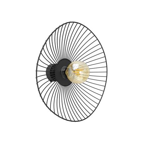 PLAFON METAL NEGRO CALIPSO 1 LUZ 40CM XTRELAMP