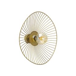 PLAFON METAL ORO CALIPSO 1 LUZ 40CM XTRELAMP