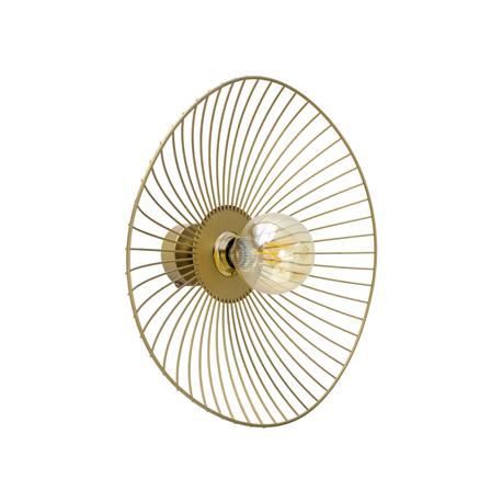 PLAFON METAL ORO CALIPSO 1 LUZ 40CM XTRELAMP