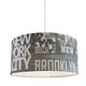 COLGANTE BROOKLYN 1L D40 COLOR GRIS