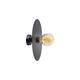 Aplique de pared Metal Nagore Negro 30