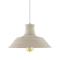 COLGANTE METAL BRADFORD COLOR BEIG 1 LUZ