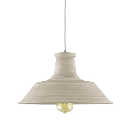 COLGANTE METAL BRADFORD COLOR BEIG 1 LUZ